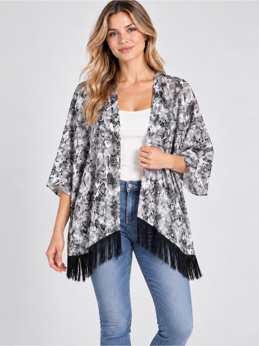 🎉5 for $45🎉 Kardashian open top kimono size M